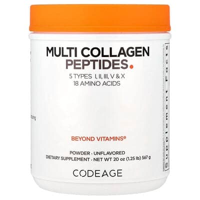 Norland Codeage, Multi Collagen Peptides Powder, Unflavored, 20 oz (567 g) supplement Uganda UGX 152,913