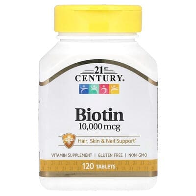Norland 21st Century, Biotin, 100000 mcg, 120 Tablets supplement Uganda UGX 37,006