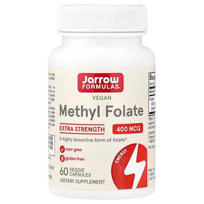 Norland Jarrow Formulas, Vegan Methyl Folate, 400 mcg, 60 Veggie Capsules supplement Uganda UGX 40,936