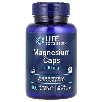 Norland Life Extension, Magnesium Caps, 500 mg, 100 Vegetarian Capsules supplement Uganda UGX 37,404
