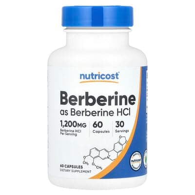 Norland Nutricost, Berberine, 60 Capsules (600 mg per Capsule) supplement Uganda UGX 169,571