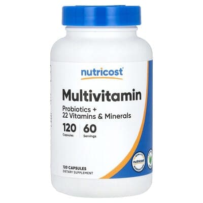 Norland Nutricost, Multivitamin, Probiotics + 22 Vitamins & Minerals , 120 Capsules supplement Uganda UGX 48,877