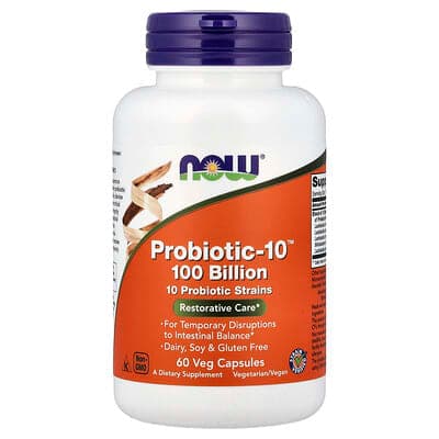 Norland NOW Foods, Probiotic-10™, 100 Billion, 60 Veg Capsules supplement Uganda UGX 222,254