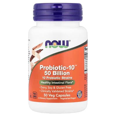 Norland NOW Foods, Probiotic-10™, 50 Billion, 50 Veg Capsules supplement Uganda UGX 115,555