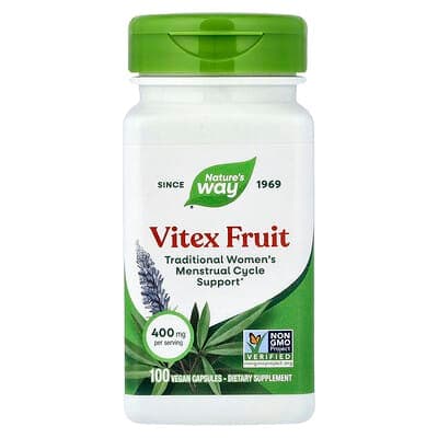 Norland Nature's Way, Vitex Fruit, 400 mg, 100 Vegan Capsules supplement Uganda UGX 35,490