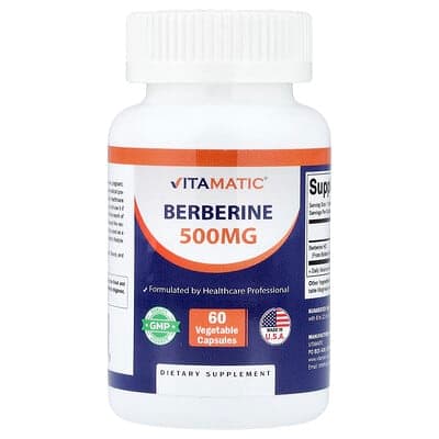 Norland Vitamatic, Berberine, 500 mg, 60 Vegetable Capsules supplement Uganda UGX 46,581