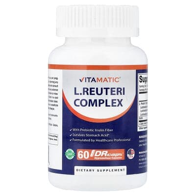 Norland Vitamatic, L.Reuteri Complex, 60 DRcaps® Hypromellose Capsules supplement Uganda UGX 55,051