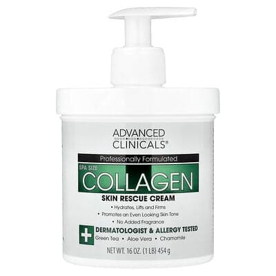 Norland Advanced Clinicals, Collagen, Skin Rescue Cream, 16 oz (454 g) supplement Uganda UGX 53,732