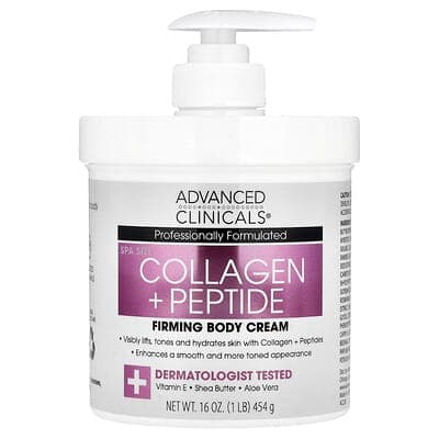 Norland Advanced Clinicals, Collagen + Peptide Firming Body Cream , 16 oz (454 g) supplement Uganda UGX 62,404