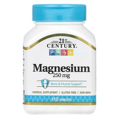 Norland 21st Century, Magnesium, 250 mg, 110 Tablets supplement Uganda UGX 14,431