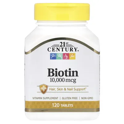 Norland 21st Century, Biotin, 100000 mcg, 120 Tablets supplement Uganda UGX 37,006