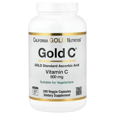 Norland California Gold Nutrition, Gold C®, USP Grade Vitamin C, 500 mg, 240 Veggie Capsules supplement Uganda UGX 100,000