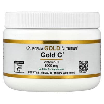 Norland California Gold Nutrition, Gold C® Powder, USP Grade Vitamin C, 1,000 mg, 8.81 oz (250 g) supplement Uganda UGX 41,297