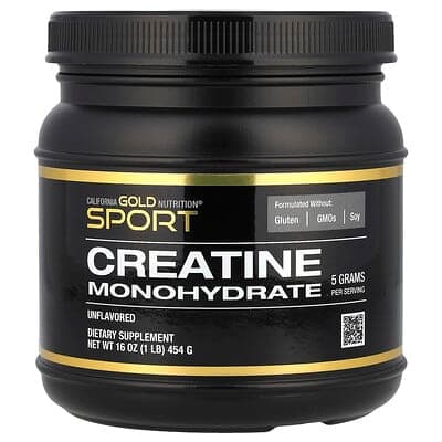 Norland California Gold Nutrition, Sport, Pure Creatine Monohydrate, Unflavored, 1 lb (454 g) supplement Uganda UGX 100,000