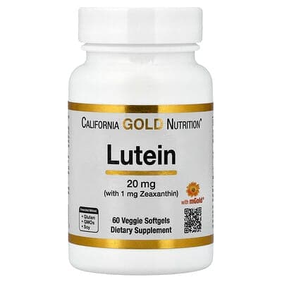 Norland California Gold Nutrition, Lutein with Zeaxanthin from Marigold Extract, 60 Veggie Softgels supplement Uganda UGX 100,000
