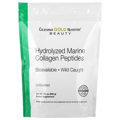 Norland California Gold Nutrition, Hydrolyzed Marine Collagen Peptides, Unflavored, 7.05 oz (200 g) supplement Uganda UGX 164,889
