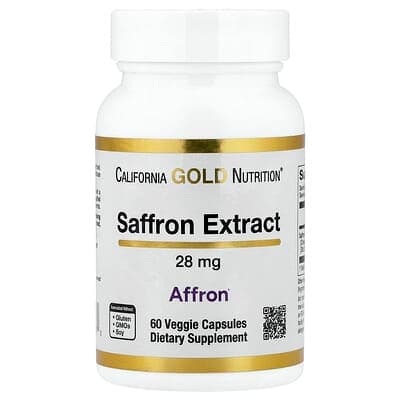 Norland California Gold Nutrition, Saffron Extract with Affron®, 28 mg, 60 Veggie Capsules supplement Uganda UGX 101,942