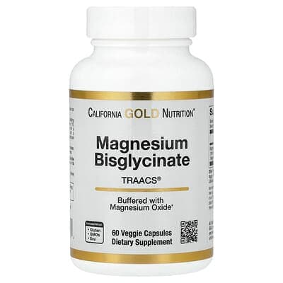Norland California Gold Nutrition, Magnesium Bisglycinate Chelate, Albion TRAACS®, 60 Veggie Capsules (100 mg per Capsule) supplement Uganda UGX 135,255