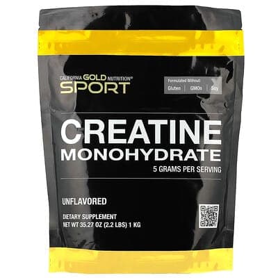 Norland California Gold Nutrition, Sport, Pure Creatine Monohydrate, Unflavored, 2.2 lbs (1 kg) supplement Uganda UGX 111,769