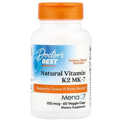 Norland Doctor's Best, Natural Vitamin K2 MK-7, 100 mcg, 60 Veggie Caps supplement Uganda UGX 54,266