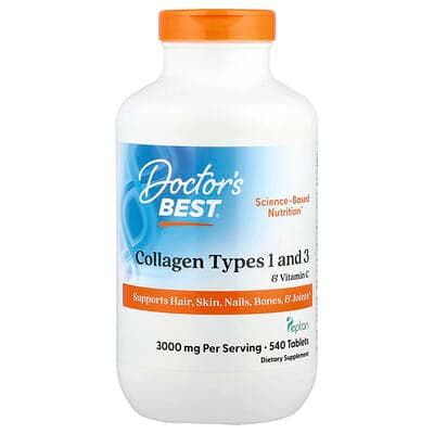Norland Doctor's Best, Collagen Types 1 and 3 & Vitamin C, 540 Tablets supplement Uganda UGX 189,952