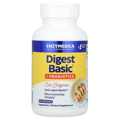 Norland Enzymedica, Digest Basic® + Probiotics, 90 Capsules supplement Uganda UGX 79,006