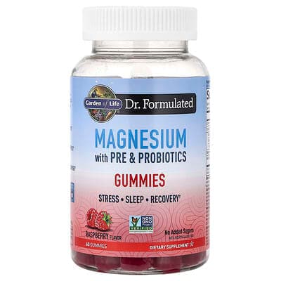 Norland Garden of Life, Magnesium with Pre & Probiotics Gummies, Raspberry, 60 Gummies supplement Uganda UGX 68,426