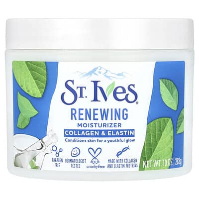 Norland St. Ives, Renewing Moisturizer, Collagen & Elastin, 10 oz (283 g) supplement Uganda UGX 34,227