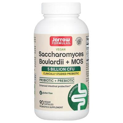 Norland Jarrow Formulas, Vegan Saccharomyces Boulardii + MOS, 5 Billion CFU, 90 Veggie Capsules supplement Uganda UGX 115,876