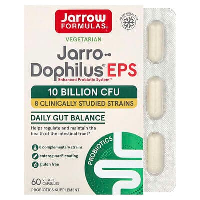 Norland Jarrow Formulas, Jarro-Dophilus® EPS, 60 Veggie Caps (5 Billion CFU per Capsule) supplement Uganda UGX 112,496