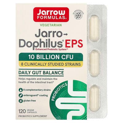Norland Jarrow Formulas, Jarro-Dophilus® EPS, 120 Veggie Caps (5 Billion CFU per Capsule) supplement Uganda UGX 174,287