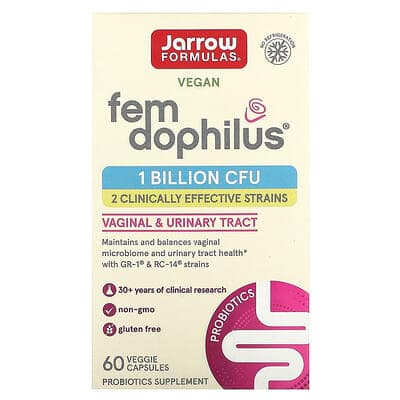 Norland Jarrow Formulas, Vegan Fem Dophilus, 1 Billion CFU , 60 Veggie Capsules supplement Uganda UGX 148,095