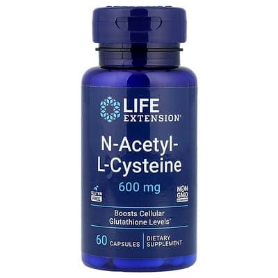 Norland Life Extension, N-Acetyl-L-Cysteine, 600 mg, 60 Capsules supplement Uganda UGX 48,179