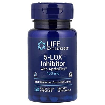 Norland Life Extension, 5-LOX Inhibitor with ApresFlex®, 100 mg, 60 Vegetarian Capsules supplement Uganda UGX 66,247