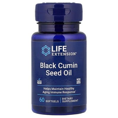 Norland Life Extension, Black Cumin Seed Oil, 60 Softgels (500 mg per Softgel) supplement Uganda UGX 48,179