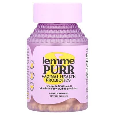Norland Lemme, Purr, Vaginal Health Probiotics, 60 Vegan Capsules supplement Uganda UGX 114,714