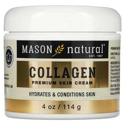 Norland Mason Natural, Collagen Premium Skin Cream, Pear, 4 oz (114 g) supplement Uganda UGX 57,669