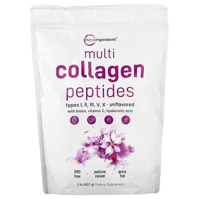 Norland Micro Ingredients, Multi Collagen Peptides, Unflavored, 2 lb (907 g) supplement Uganda UGX 198,479