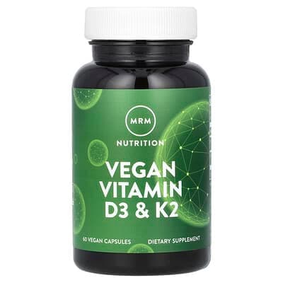 Norland MRM Nutrition, Vegan Vitamin D3 & K2, 60 Vegan Capsules supplement Uganda UGX 43,546