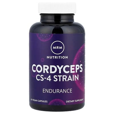 Norland MRM Nutrition, Cordyceps CS-4 Strain, 60 Vegan Capsules (750 mg per Capsule) supplement Uganda UGX 57,471