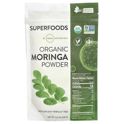 Norland MRM Nutrition, Organic Moringa Powder, 8.5 oz (240 g) supplement Uganda UGX 50,735