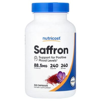 Norland Nutricost, Saffron, 88.5 mg , 240 Capsules supplement Uganda UGX 175,047