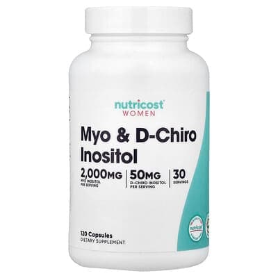 Norland Nutricost, Women, Myo & D-Chiro Inositol, 120 Capsules supplement Uganda UGX 159,660