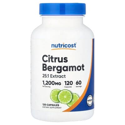 Norland Nutricost, Citrus Bergamot, 120 Capsules (600 mg per Capsule) supplement Uganda UGX 156,524