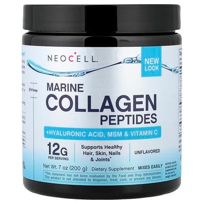 Norland NeoCell, Marine Collagen Peptides + Hyaluronic Acid, MSM & Vitamin C, Unflavored, 7 oz (200 g) supplement Uganda UGX 116,248