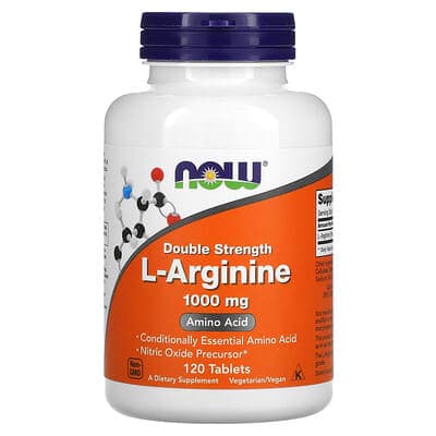 Norland NOW Foods, L-Arginine, 1,000 mg, 120 Tablets supplement Uganda UGX 80,640