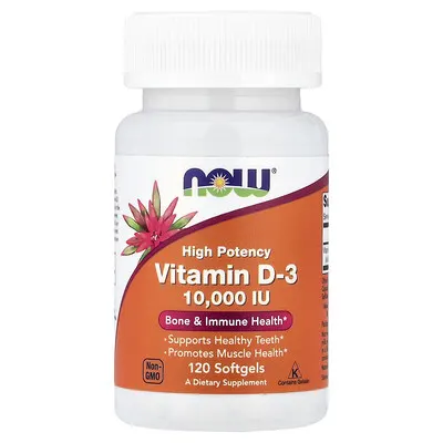 Norland NOW Foods, Vitamin D-3, High Potency , 100000 IU, 120 Softgels supplement Uganda UGX 150,000