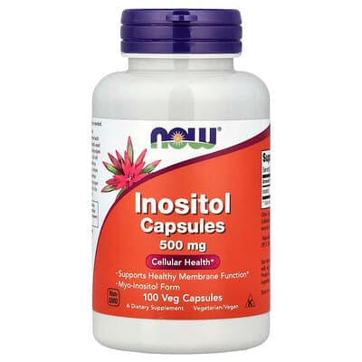 Norland NOW Foods, Inositol, 500 mg, 100 Veg Capsules supplement Uganda UGX 39,963