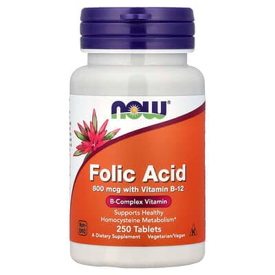 Norland NOW Foods, Folic Acid, 250 Tablets supplement Uganda UGX 26,226