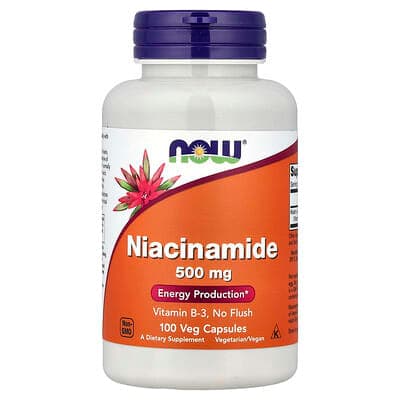 Norland NOW Foods, Niacinamide, 500 mg, 100 Veg Capsules supplement Uganda UGX 34,582